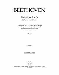 Concerto No.5 in E-flat major Op.73 for Piano (Cello/Bass)