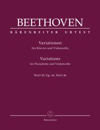 Variations for Piano and Violoncello Op.66, WoO 45, WoO 46