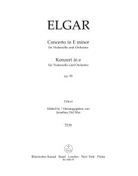 Concerto for Cello in E minor Op.85 (Viola)