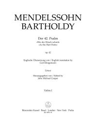 Psalm 42 As the Hart Pants Op.42 (Violin I)