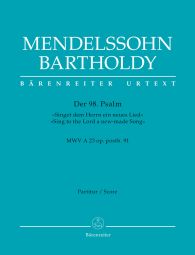 Psalm 98 (Singet dem Herrn / Sing to the Lord) Op.post.91 (Full Score)