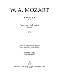 Symphony No.6 in F major (K.43) (Cello/Bass)