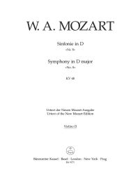 Symphony No.8 in D major (K.48) (Violin II)