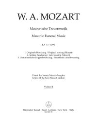 Masonic Funeral Music (K.477) (479a) (Violin II)