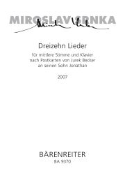 13 Songs for Medium Voice & piano