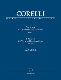 Sonatas for Violin and Basso continuo Op5 Vol.2 Nos 7-12