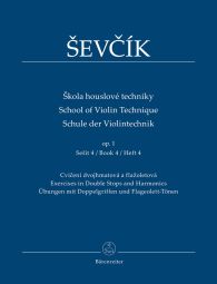 School of Violin Technique Op.1 Vol.4: Exercises in Double Stops & Harmonics