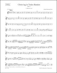 Cantata No.4 Christ lag in Todes Banden (BWV 4) (Wind Set)