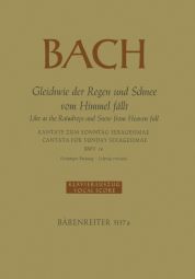 Cantata No.18: Gleichwie der Regen und Schnee vom Himmel fällt (BWV 18) (Vocal Score)