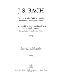 Cantata No.21: Ich hatte viel Bekuemmernis (BWV 21) (Cello/Bass)