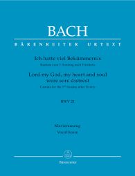 Cantata No.21: Ich hatte viel Bekuemmernis (BWV 21) (Vocal Score)