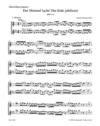 Cantata No.31: Der Himmel lacht! Die Erde jubilieret (BWV 31) (Wind Set)