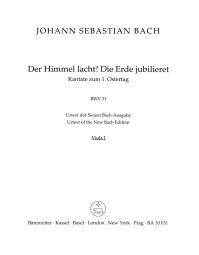 Cantata No.31: Der Himmel lacht! Die Erde jubilieret (BWV 31) (Viola I)