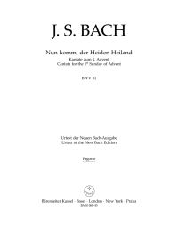 Cantata No.61: Nun komm, der Heiden Heiland (BWV 61) (Bassoon)