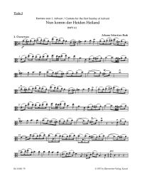 Cantata No.61: Nun komm, der Heiden Heiland (BWV 61) (Viola I)