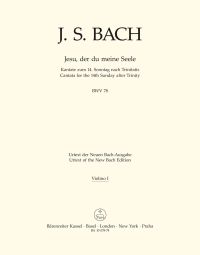 Cantata No.78 Jesu, der du meine Seele (BWV 78) (Violin I)