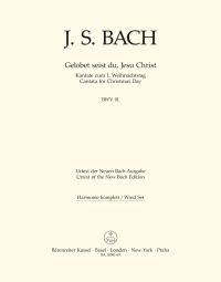 Cantata No.91 Gelobet seist du, Jesu Christ (BWV 91) (Wind Set)