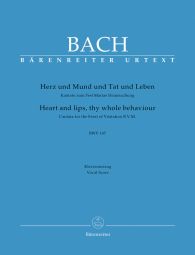 Cantata No.147 Herz und Mund und Tat und Leben (BWV 147) (Vocal Score)