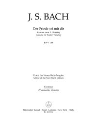 Cantata No.158 Der Friede sei mit dir (BWV 158) (Cello/Bass)