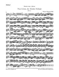 Cantata No.166 Wo gehest du hin? (BWV 166) (Violin I)