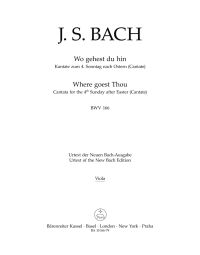 Cantata No.166 Wo gehest du hin? (BWV 166) (Viola)