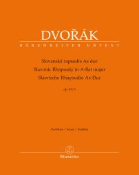 Slavonic Rhapsody No.3 in A-flat major Op.45 (Full Score, paperback)