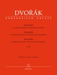 Serenade for Wind Instruments, Violoncello and Double Bass Op.44 (Full Score, paperback)