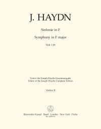 Symphony No.89 in F major (Hob.I:89) (Violin II)