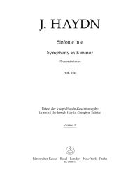 Symphony No.44 in E minor (Trauersinfonie) Hob.I:44 (Violin II)