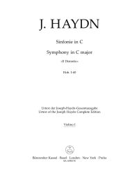Symphony No.60 in C major (Il Distratto) (Hob.I:60) (Violin I)