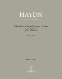 Missa brevis Sancti Joannis de Deo (Little Organ Mass) (Hob.XXII:7) (Full Score, paperback)