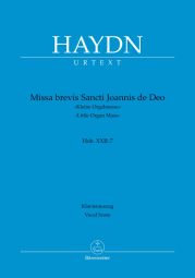 Missa brevis Sancti Joannis de Deo (Little Organ Mass) (Hob.XXII:7) (Vocal Score)