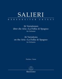 26 Variations on the Aria "La Follia di Spagna" for Orchestra (Full Score, paperback)