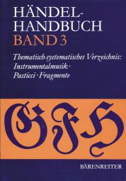 Handel Handbuch Vol 3