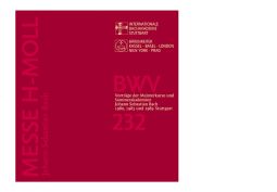 Messe H-Moll Op.us Ultimum BWV232 CD