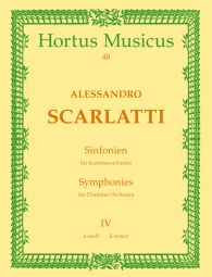 Sinfonia No. 4 in E minor (Full Score)