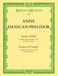 Sonata in D minor for Treble Recorder (Flute, Oboe) & Basso continuo