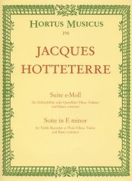 Suite in E minor for Treble Recorder or Flute (Oboe, Violin) and Basso continuo