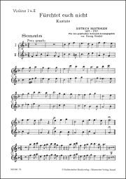 Fürchtet euch nicht (BuxWv 30) (Violin I/II)