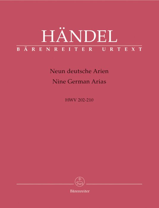 その他 HANDEL Nine German Arias HANDEL, G.F.: 9 German Arias / Gloria (Craxton, Fr