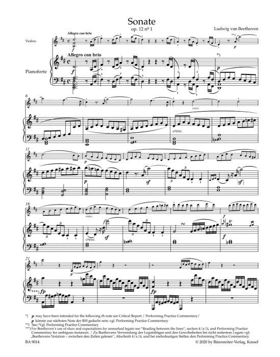 Sonatas for Pianoforte and Violin Complete